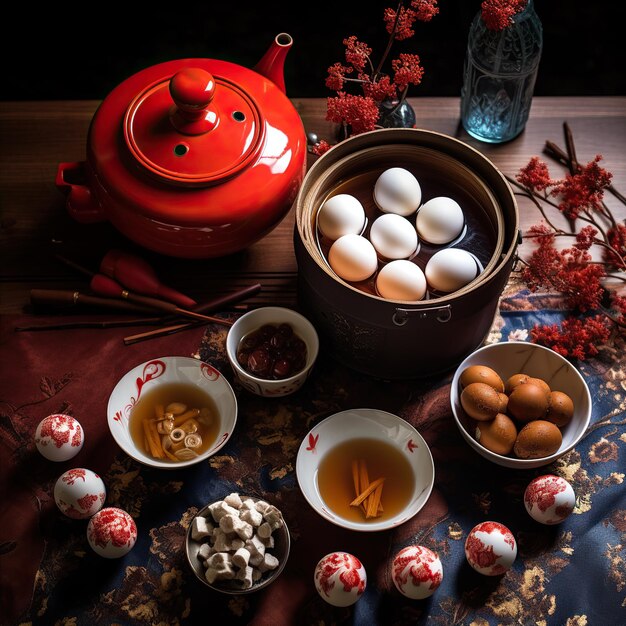 Photo chinese traditional food