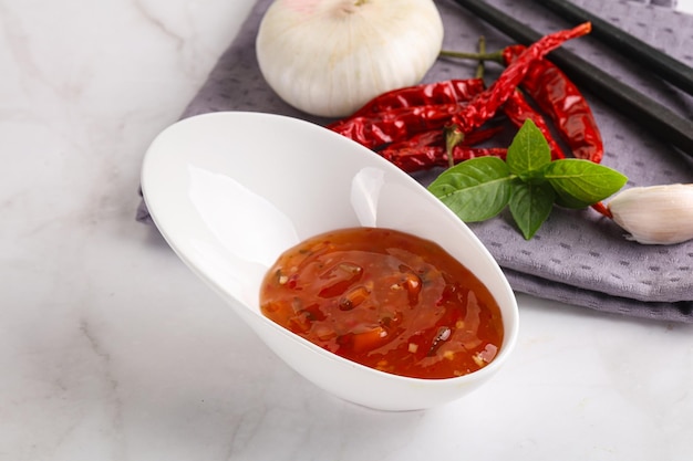 Photo chinese traditional sweet and sour sauce