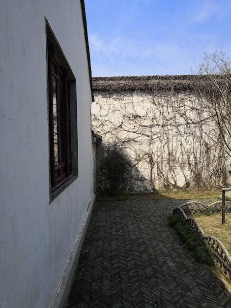 Chinese traditionele tuin in Suzhou in China