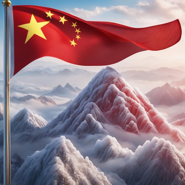 Foto chinese vlag