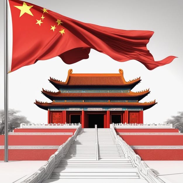 Foto chinese vlag