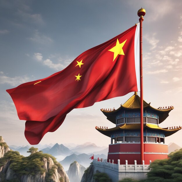 Foto chinese vlag