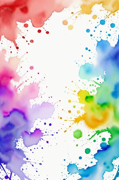 Chinese watercolor ink style colorful creative abstract art wallpaper background splash ink