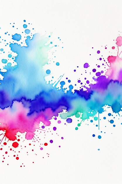 Chinese watercolor ink style colorful creative abstract art wallpaper background splash ink