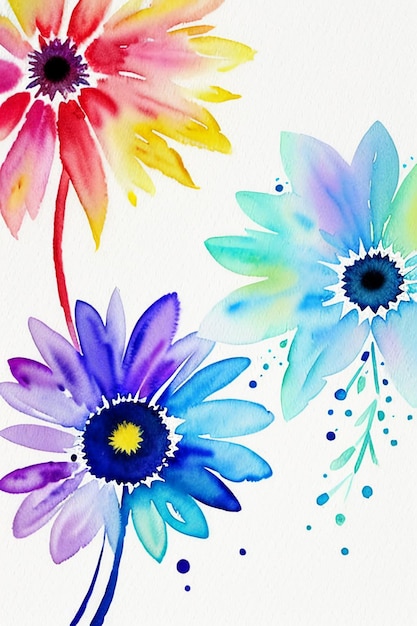 Chinese watercolor ink style colorful creative abstract art wallpaper background splash ink