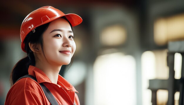 A Chinese woman assembles chips in a factory