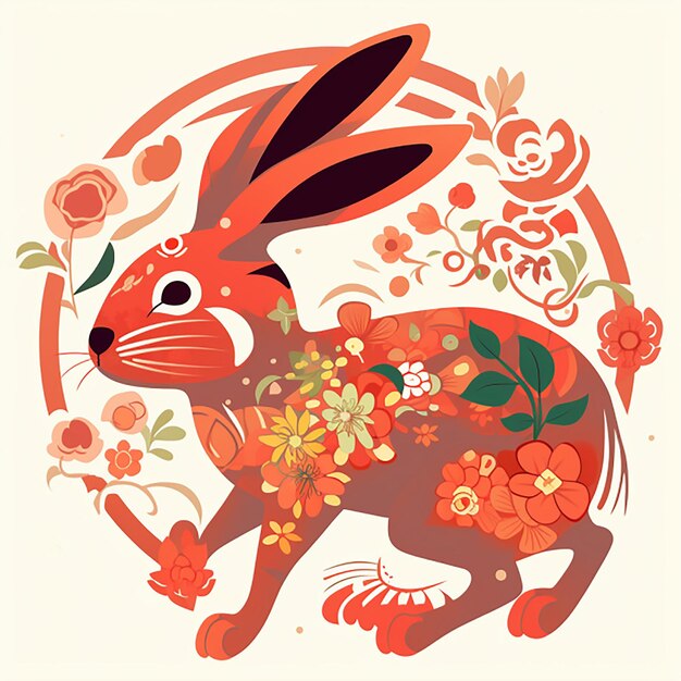 Photo chinese zodiac rabbit 2