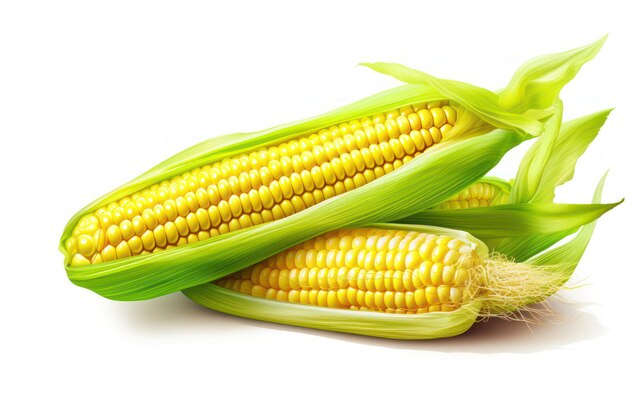 Photo chipotle lime grilled corn on the cob icon on white background