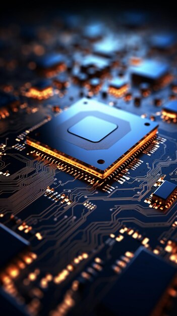 chips allure abstract circuit board forms a technology inspired backdrop with processor intricacies