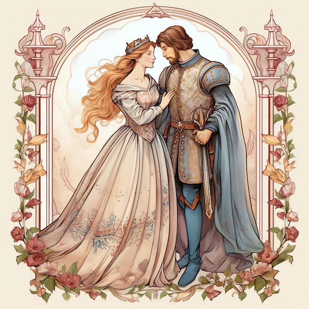 Chivalry Medieval watercolor fantasy