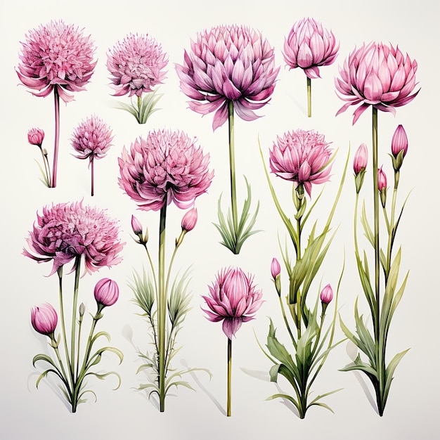 Chives Clipart