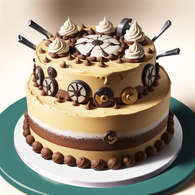 choco caramel cake