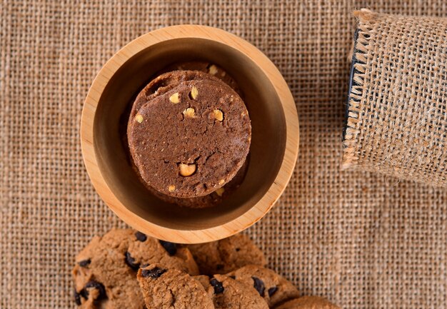 Foto biscotti al cioccolato