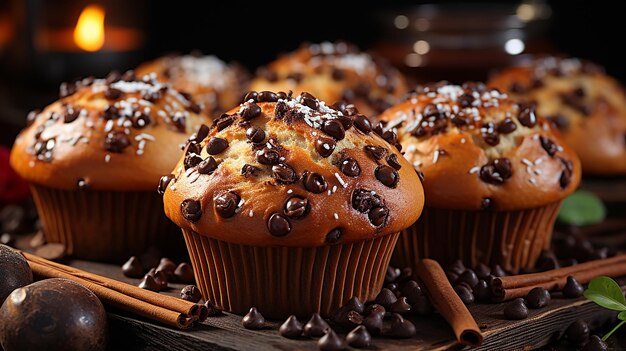 Photo choco delight muffins