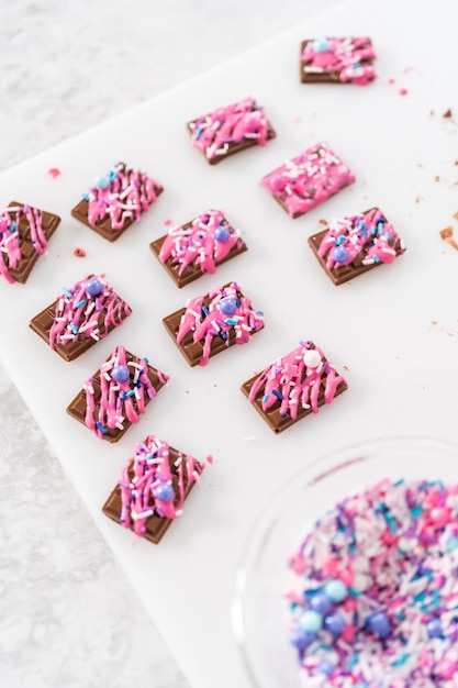 Chocolade aardbeien cupcakes