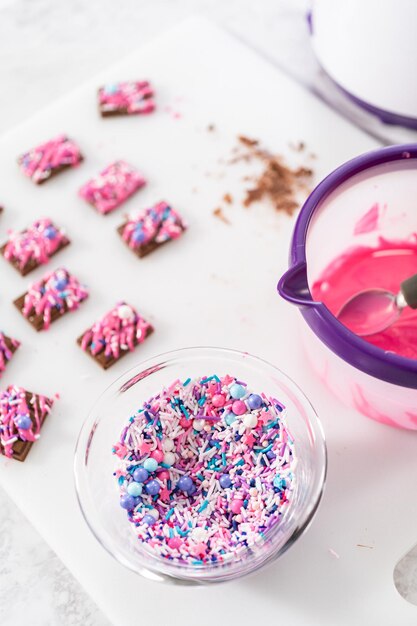 Chocolade aardbeien cupcakes