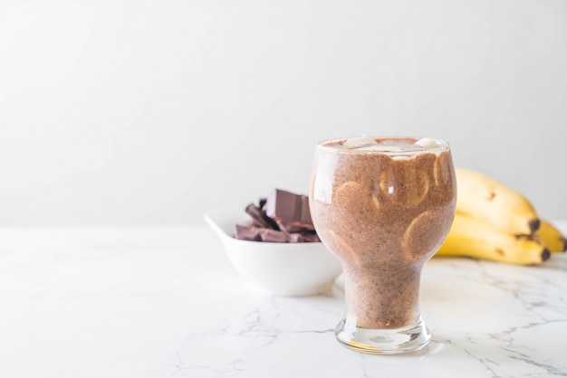 chocolade banaan milkshake