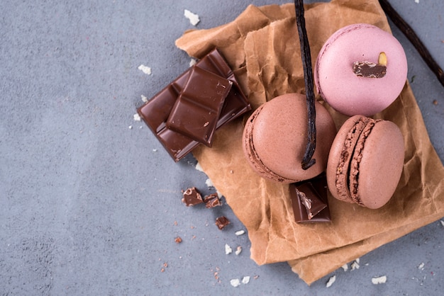 Chocolade bitterkoekjes met munt