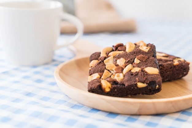 chocolade brownies op tafel