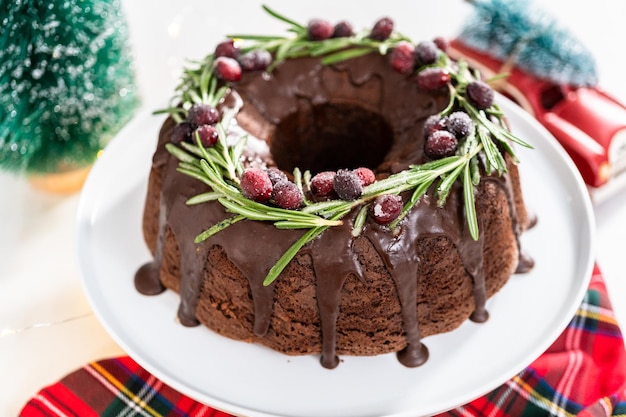 Chocolade bundtcake