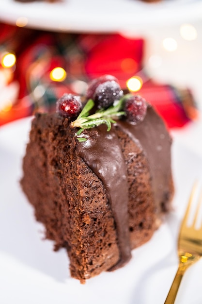 Chocolade bundtcake