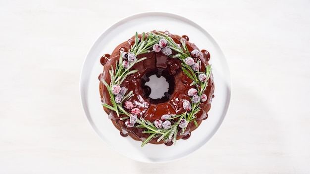 Chocolade bundtcake