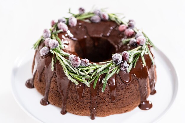 Chocolade bundtcake