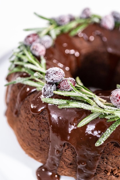 Chocolade bundtcake