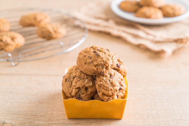 chocolade en cashewnoot cookies