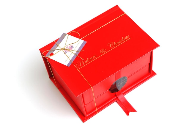 chocolade en praline doos