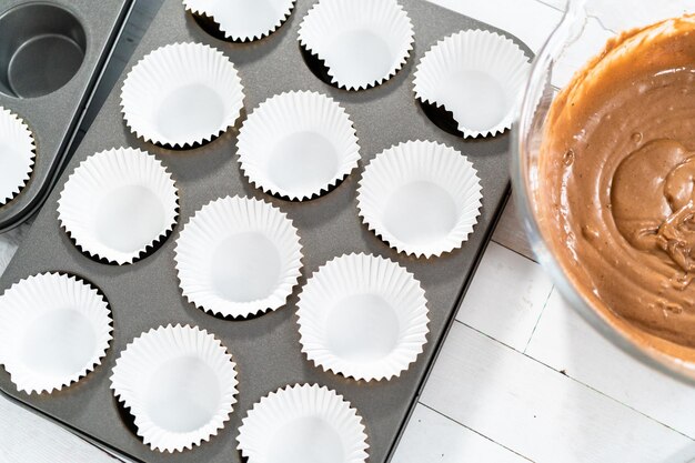 Chocolade frambozen cupcakes