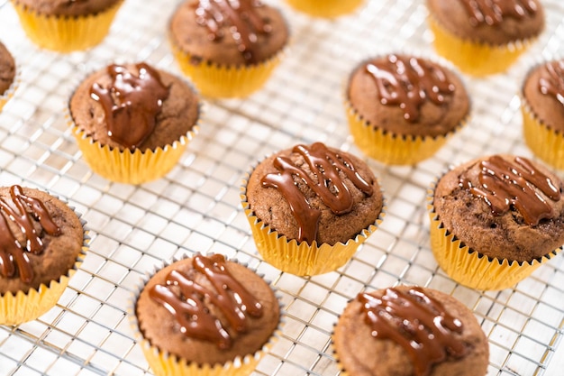 Chocolade frambozen cupcakes