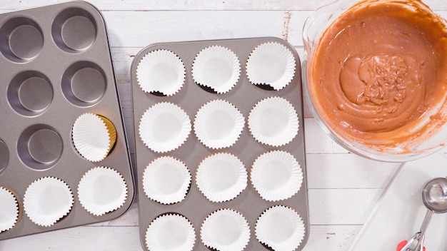 Chocolade frambozen cupcakes