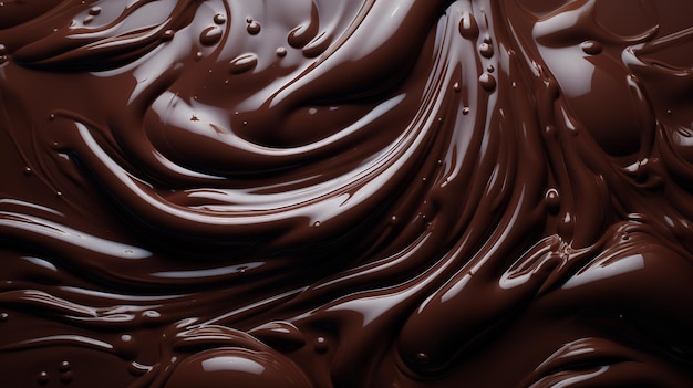 chocolade gesmolten textuur achtergrond generatieve AI