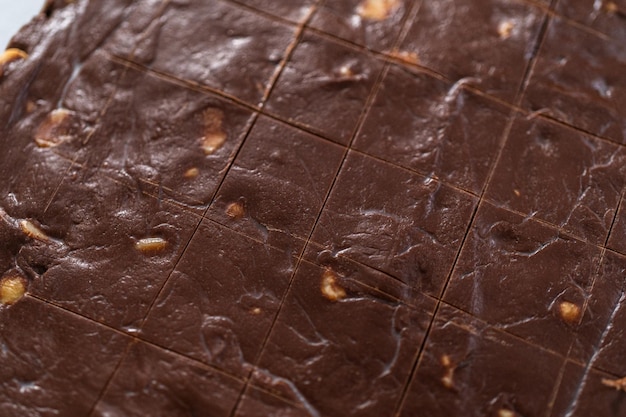 Chocolade macadamia fudge