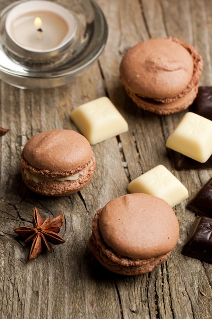 Chocolade macarons