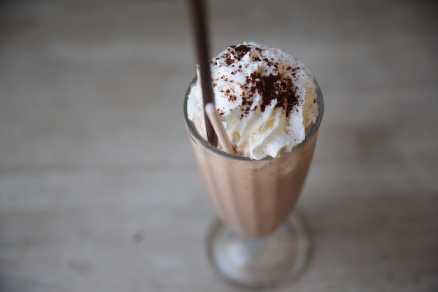 Chocolade milkshake