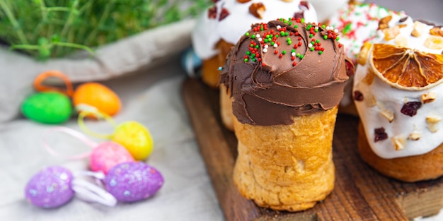 chocolade pasen cake gebak traktatie pasen kulich vakantie zelfgemaakt dessert eten kopie ruimte eten