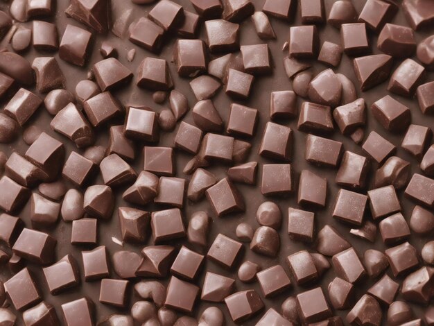 chocolade prachtige close-up beeld ai gegenereerd