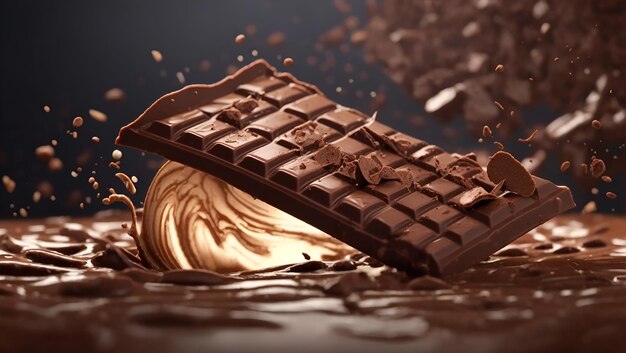 Chocolade splash