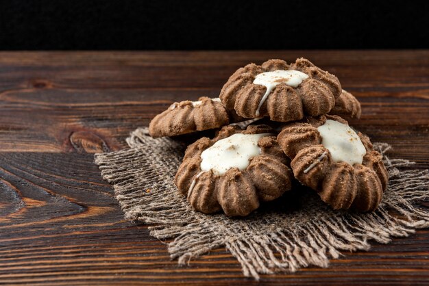 Chocolade zandkoekkoekjes