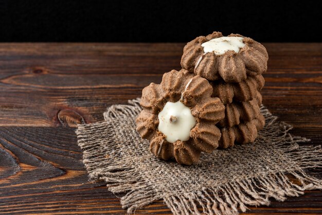 Chocolade zandkoekkoekjes