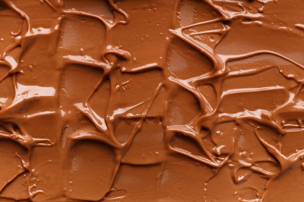 Chocoladeachtergrond Gesmolten chocolade Chocoladewerveling