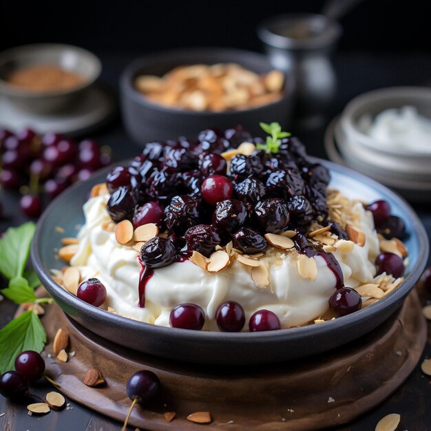 chocoladekoek met chocoladesaus