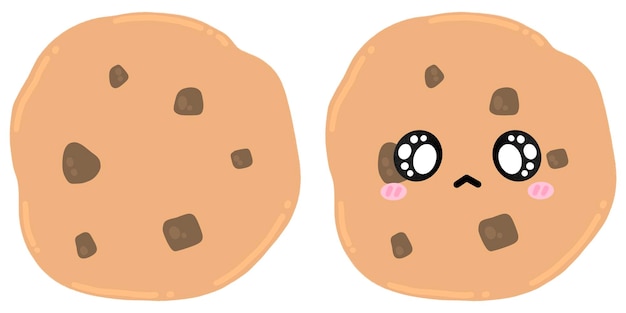 Chocoladekoekje cartoon
