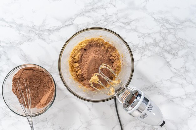 Chocoladekoekjes met Chocoladehartjes