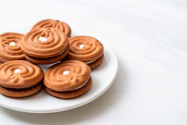 chocoladekoekjes met room