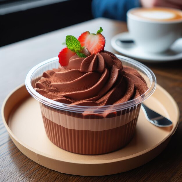 chocolademousse met munt