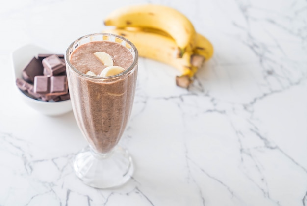 chocolate banana milkshake