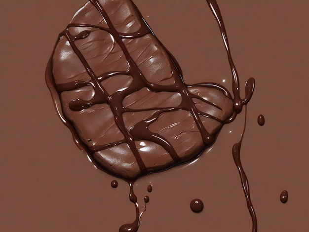 chocolate beautiful close up image ai generated